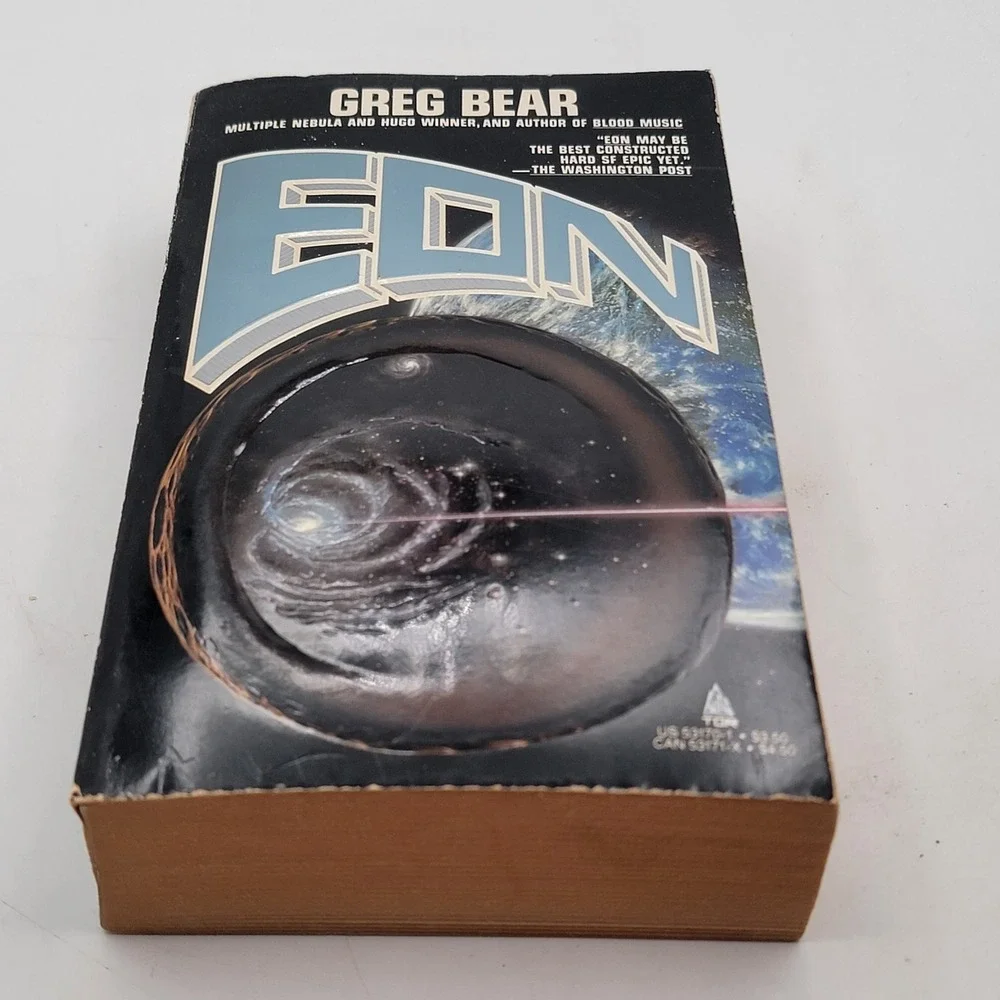 Greg Bear Eon Paperback First Tor Printing 1986 Sci-Fi Novel Fair